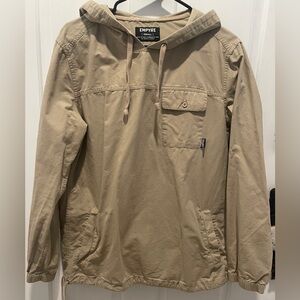 Empyre Light Brown Hooded Khaki Jacket